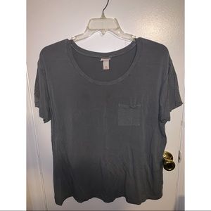 Mossimo Women’s Gray Crew Neck Short Sleeve